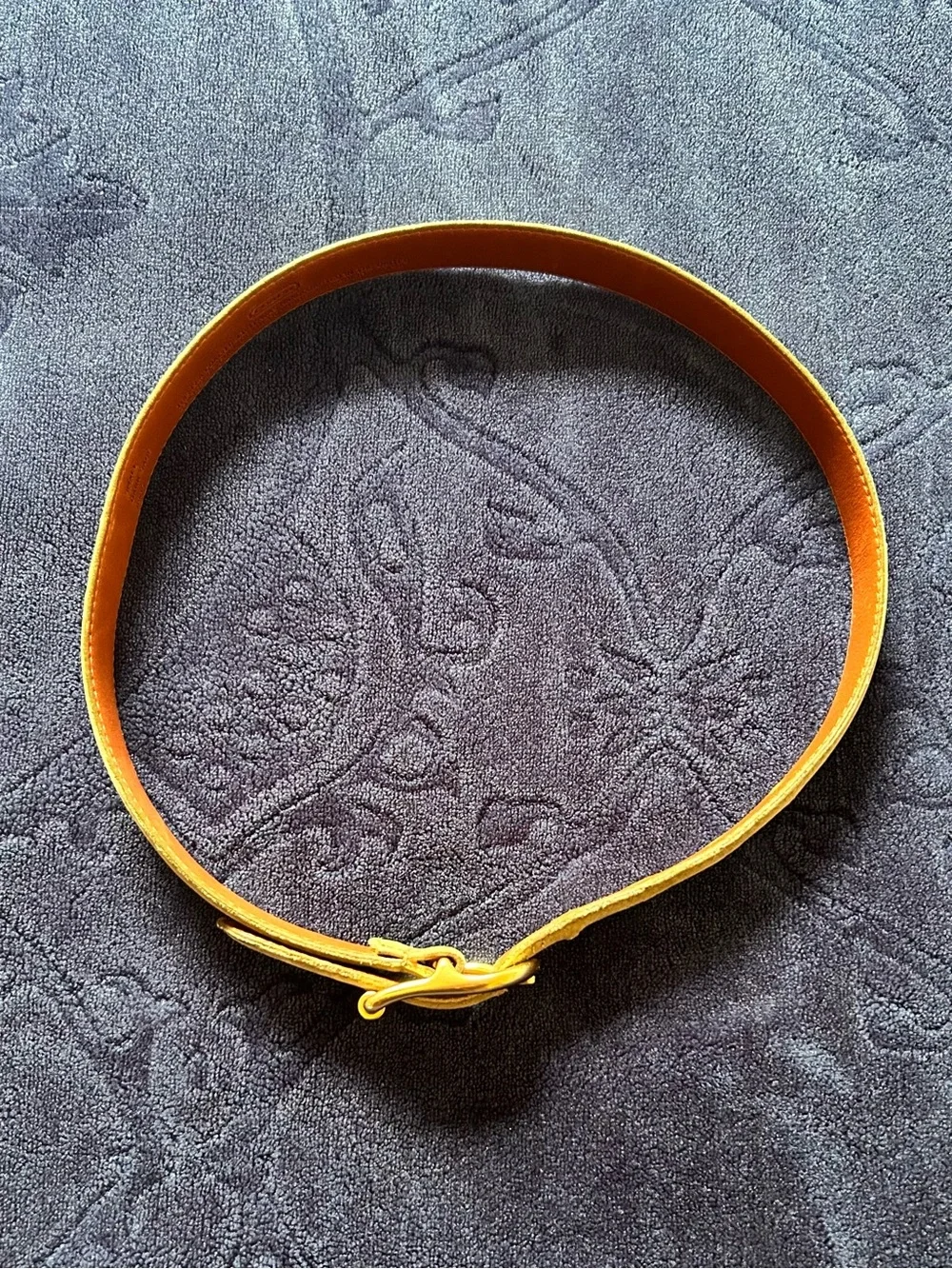 Coach Green Suede Belt